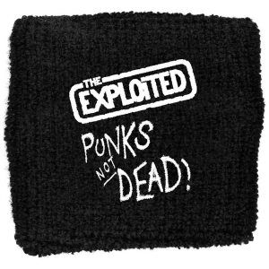 The Exploited - Punks Not Dead Embroidered Wristba in der Gruppe MERCHANDISE / Merch / Punk bei Bengans Skivbutik AB (5536851)
