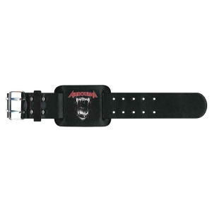 Airbourne - Black Dog Barking Leather Wriststrap in der Gruppe MERCHANDISE / Merch / Hårdrock bei Bengans Skivbutik AB (5536913)