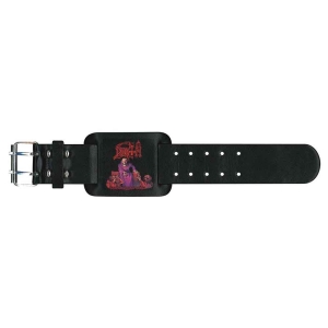 Death - Scream Bloody Gore Leather Wriststrap in der Gruppe MERCHANDISE / Merch / Hårdrock bei Bengans Skivbutik AB (5536919)