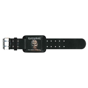 Iron Maiden - The Book Of Souls Leather Wriststrap in der Gruppe MERCHANDISE / Merch / Hårdrock bei Bengans Skivbutik AB (5536926)