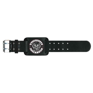 Motorhead - Biker Badge Leather Wriststrap in der Gruppe MERCHANDISE / Merch / Hårdrock bei Bengans Skivbutik AB (5536930)