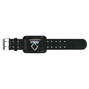 Twisted Sister - I Wanna Rock! Leather Wriststrap in der Gruppe MERCHANDISE / Merch / Hårdrock bei Bengans Skivbutik AB (5536939)