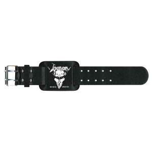 Venom - Black Metal Leather Wriststrap in der Gruppe MERCHANDISE / Merch / Hårdrock bei Bengans Skivbutik AB (5536940)