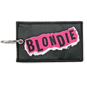 Blondie - Punk Logo Woven Patch Keychain in der Gruppe MERCHANDISE / Merch / Pop-Rock bei Bengans Skivbutik AB (5536946)
