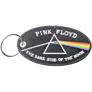 Pink Floyd - Dsotm Oval Woven Patch Keychain in der Gruppe MERCHANDISE / Merch / Pop-Rock bei Bengans Skivbutik AB (5536955)
