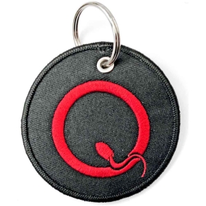 Queens Of The Stone Age - Q Logo Woven Patch Keychain in der Gruppe MERCHANDISE / Merch / Pop-Rock bei Bengans Skivbutik AB (5536958)