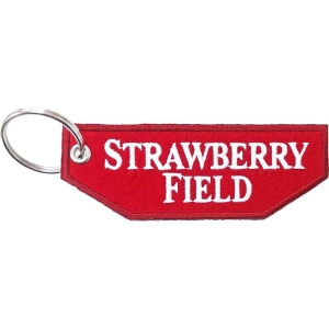 Rock Off - Strawberry Field Woven Patch Keychain in der Gruppe MK Export CDON Merch bei Bengans Skivbutik AB (5536959)