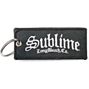 Sublime - Ca Logo Woven Patch Keychain in der Gruppe MERCHANDISE / Merch / Reggae bei Bengans Skivbutik AB (5536969)