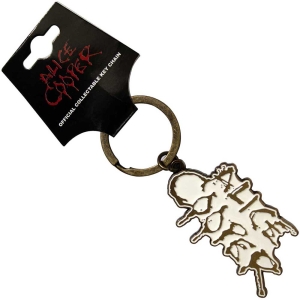 Alice Cooper - Dripping Logo Gold Keychain in der Gruppe UNSERE TIPPS / Neu eingetroffen Merch / Juni bei Bengans Skivbutik AB (5536990)