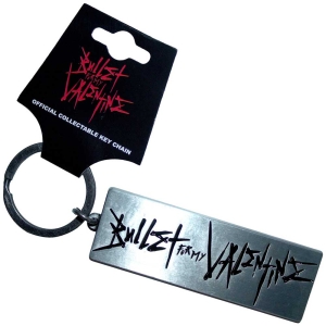Bullet For My Valentine - Engraved Logo Keychain in der Gruppe MERCHANDISE / Merch / Hårdrock bei Bengans Skivbutik AB (5537013)
