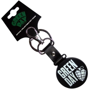 Green Day - Stacked Logo & Grenade Circle Keychain in der Gruppe MERCHANDISE / Merch / Punk bei Bengans Skivbutik AB (5537032)