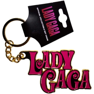 Lady Gaga - Swirly Logo Keychain in der Gruppe MERCHANDISE / Merch / Pop-Rock bei Bengans Skivbutik AB (5537044)