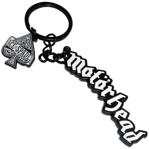 Motorhead - Logo Ace Of Spades Charm Keychain in der Gruppe MERCHANDISE / Merch / Hårdrock bei Bengans Skivbutik AB (5537062)