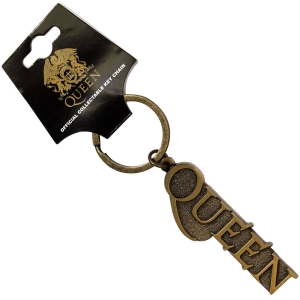 Queen - Gold Logo Keychain in der Gruppe UNSERE TIPPS / Neu eingetroffen Merch / Juni bei Bengans Skivbutik AB (5537086)
