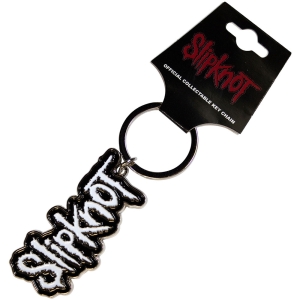 Slipknot - White Logo Black Border Keychain in der Gruppe UNSERE TIPPS / Neu eingetroffen Merch / Juni bei Bengans Skivbutik AB (5537096)