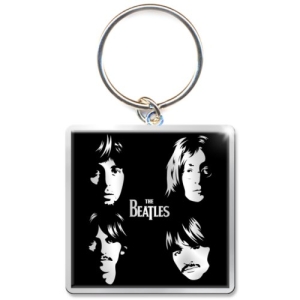 The Beatles - Illustrated Faces Photo Print Keychain in der Gruppe MERCHANDISE / Merch / Pop-Rock bei Bengans Skivbutik AB (5537111)