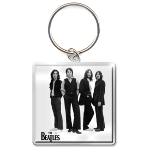 The Beatles - White Iconic Image Photo Print Keycha in der Gruppe MERCHANDISE / Merch / Pop-Rock bei Bengans Skivbutik AB (5537116)
