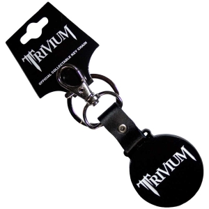 Trivium - Classic Logo Mono Circle Keychain in der Gruppe MERCHANDISE / Merch / Hårdrock bei Bengans Skivbutik AB (5537127)