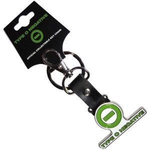 Type O Negative - Negative Emblem & Text Logo Keychain in der Gruppe MERCHANDISE / Merch / Hårdrock bei Bengans Skivbutik AB (5537139)