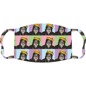 Biggie Smalls - Crown Repeat Pastel Face Mask in der Gruppe MERCHANDISE / Merch / Hip Hop-Rap bei Bengans Skivbutik AB (5537225)