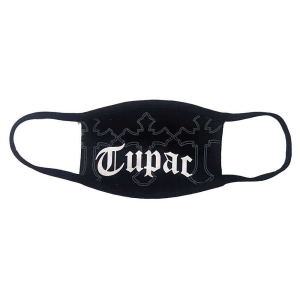 Tupac - Logo & Crosses Bl Face Mask in der Gruppe MERCHANDISE / Merch / Hip Hop-Rap bei Bengans Skivbutik AB (5537254)
