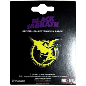 Black Sabbath - Never Say Die Pin Badge in der Gruppe MERCHANDISE / Merch / Hårdrock bei Bengans Skivbutik AB (5537277)