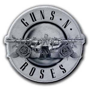 Guns N Roses - Bullet Logo Pin Badge in der Gruppe MERCHANDISE / Merch / Hårdrock bei Bengans Skivbutik AB (5537313)