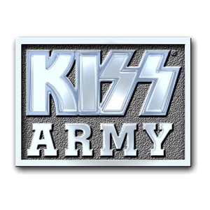 Kiss - Army Block Pin Badge in der Gruppe MERCHANDISE / Merch / Hårdrock bei Bengans Skivbutik AB (5537337)