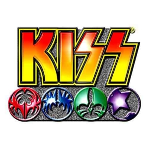 Kiss - Logo & Icons Pin Badge in der Gruppe MERCHANDISE bei Bengans Skivbutik AB (5537338)