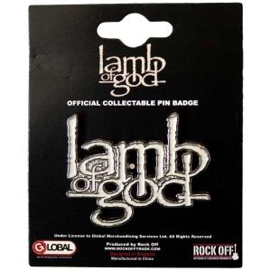 Lamb Of God - Logo Pin Badge in der Gruppe UNSERE TIPPS / Neu eingetroffen Merch / Juni bei Bengans Skivbutik AB (5537342)