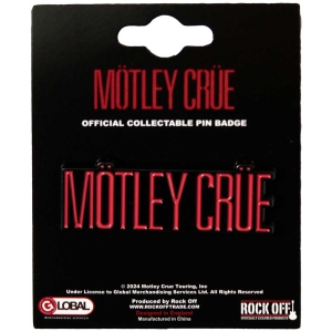 Mötley Crue - Logo Badge in der Gruppe UNSERE TIPPS / Neu eingetroffen Merch / Juni bei Bengans Skivbutik AB (5537356)