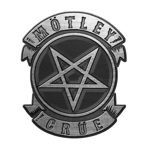 Motley Crue - Pentagram Retail Packed Pin Badge in der Gruppe MERCHANDISE / Merch / Hårdrock bei Bengans Skivbutik AB (5537358)