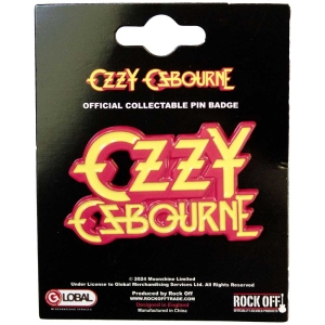 Ozzy Osbourne - Logo Pin Badge in der Gruppe UNSERE TIPPS / Neu eingetroffen Merch / Juni bei Bengans Skivbutik AB (5537377)