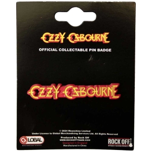 Ozzy Osbourne - Logo Pin Badge in der Gruppe UNSERE TIPPS / Neu eingetroffen Merch / Juni bei Bengans Skivbutik AB (5537378)