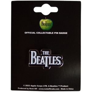 The Beatles - Drop T Logo Pin Badge in der Gruppe MERCHANDISE / Merch / Pop-Rock bei Bengans Skivbutik AB (5537425)