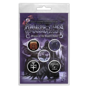 Dissection - Storm Of The Lights Bane Button Badge Pa in der Gruppe MERCHANDISE / Merch / Hårdrock bei Bengans Skivbutik AB (5537462)