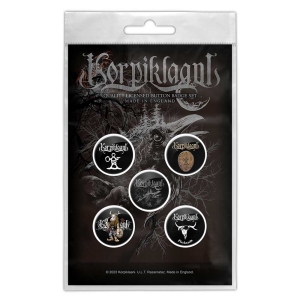 Korpiklaani - Raven Button Badge Pack in der Gruppe MERCHANDISE / Merch / Hårdrock bei Bengans Skivbutik AB (5537468)