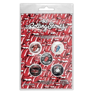 Rolling Stones - Tour Collection Button Badge Pack in der Gruppe MERCHANDISE / Merch / Pop-Rock bei Bengans Skivbutik AB (5537477)