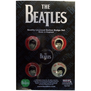 The Beatles - Vintage Portrait Button Badge Pack in der Gruppe MERCHANDISE / Merch / Pop-Rock bei Bengans Skivbutik AB (5537483)