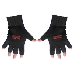Ac/Dc - Classic Red Logo Fingerless Gloves in der Gruppe MERCH / Minsishops-merch / Ac/Dc bei Bengans Skivbutik AB (5537576)