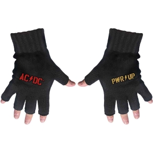 Ac/Dc - Pwr-Up / Logo Fingerless Gloves in der Gruppe MERCH / Minsishops-merch / Ac/Dc bei Bengans Skivbutik AB (5537577)