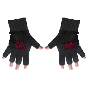 Death - Logo Fingerless Gloves in der Gruppe MERCHANDISE / Merch / Hårdrock bei Bengans Skivbutik AB (5537579)