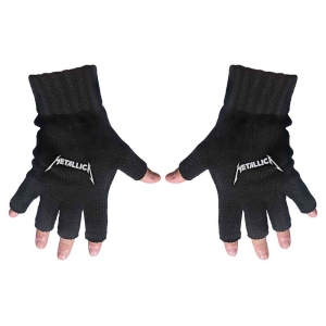 Metallica - Logo Fingerless Gloves in der Gruppe MERCHANDISE / Merch / Hårdrock bei Bengans Skivbutik AB (5537586)