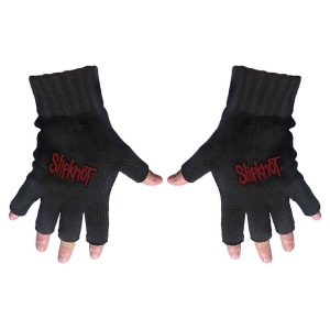 Slipknot - Logo Fingerless Gloves in der Gruppe MERCHANDISE / Merch / Hårdrock bei Bengans Skivbutik AB (5537590)