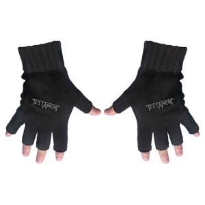 Testament - Logo Fingerless Gloves in der Gruppe MERCHANDISE / Merch / Hårdrock bei Bengans Skivbutik AB (5537592)
