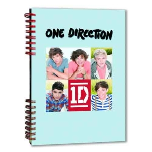 One Direction - 5 Head Shots A5 Notebook in der Gruppe MERCHANDISE / Merch / Pop-Rock bei Bengans Skivbutik AB (5537597)