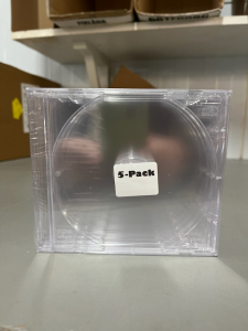 CD-Hülle - 5-Pack Jewelcase Inkl Klar Monterat Tray in der Gruppe Övrigt /  bei Bengans Skivbutik AB (5537642)