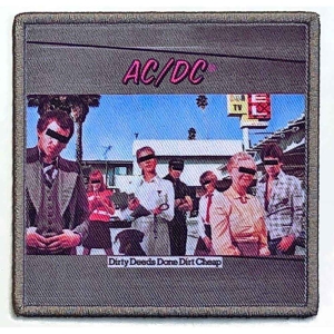 Ac/Dc - Dirty Deeds Done Dirt Cheap Printed Patc in der Gruppe MERCHANDISE / Merch / Hårdrock bei Bengans Skivbutik AB (5537644)