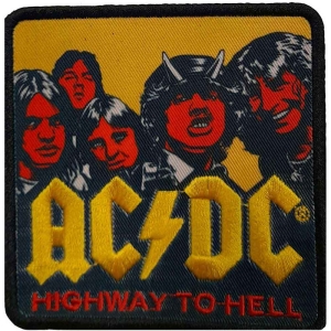 Ac/Dc - Highway To Hell Alt Colour Printed Patch in der Gruppe MERCH / Minsishops-merch / Ac/Dc bei Bengans Skivbutik AB (5537663)