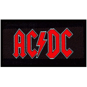 Ac/Dc - Red Logo Standard Patch in der Gruppe MERCH / Minsishops-merch / Ac/Dc bei Bengans Skivbutik AB (5537683)